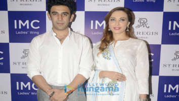 Amit Sadh and Iulia Vantur snapped at the panel discussion of IMC Ladies Wing Utsahati