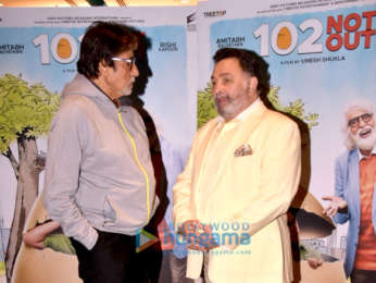 Amitabh Bachchan and Rishi Kapoor snapped promoting their film 102 Not Out