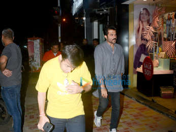 Anil Kapoor snapped at Bastian in Bandra