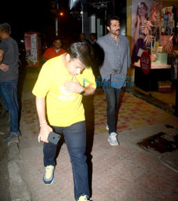Anil Kapoor snapped at Bastian in Bandra