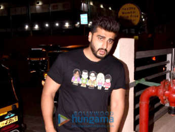 Arjun Kapoor and Mohit Marwah spotted at a screening