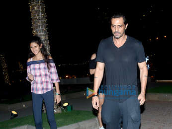 Arjun Rampal snapped with family at Yauatcha in BKC