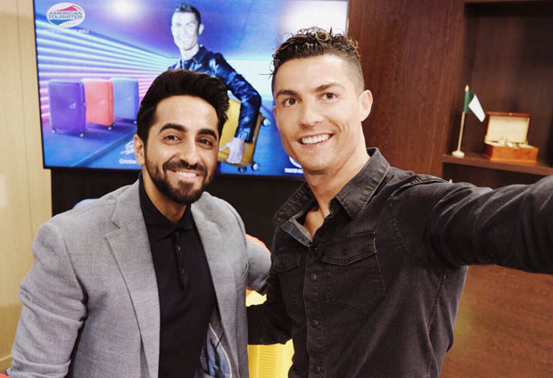 Ayushmann Khurrana meets Cristiano Ronaldo and he can’t stop gushing over it!
