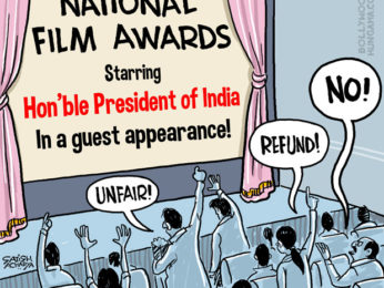 Bollywood Toons: Controversy over National Film Awards ceremony! Bollywood Toons: Controversy over National Film Awards ceremony!