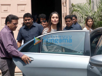 Cast of Veere Di Weedling snapped outside a studio