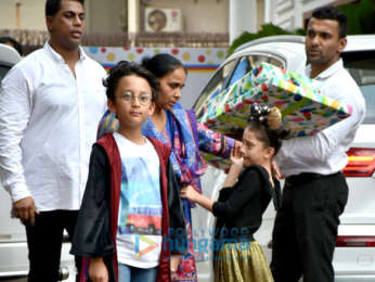 Celebs grace Shilpa Shetty's son Viaan's birthday party at their residence in Juhu