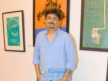 Celebs grace unveiling of Sanjay Chhel's first painting exhibition 'Man & The Moon - My Abstract Journey' at Jehangir Art Gallery