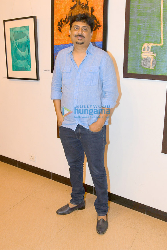 celebs grace unveiling of sanjay chhels first painting exhibition man the moon my abstract journey at jehangir art gallery 6