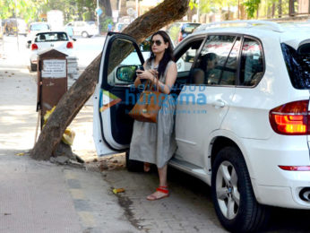 Dia Mirza snapped at BBlunt salon