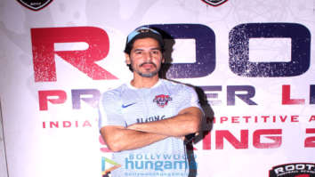 Dino Morea snapped at Roots Premiere League