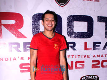 Dino Morea snapped at Roots Premiere League
