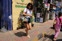 Fatima Sana Sheikh spotted at farmers' cafe Bandra
