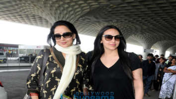 Hema Malini, Esha Deol, Shahid Kapoor and Sophie Choudry snapped at the airport