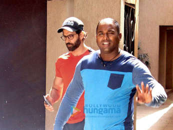 Hrithik Roshan spotted at Bblunt salon in Juhu
