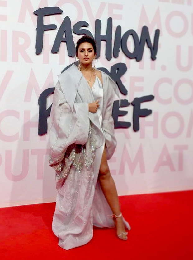 Huma Qureshi in an Elio Abou Fayssal ensemble at Fashion for Relief event in Cannes