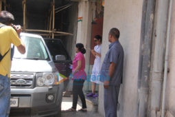 Huma Qureshi spotted at a clinic