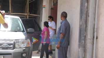 Huma Qureshi spotted at a clinic