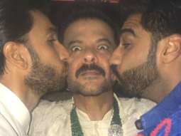 INSIDE Sonam Kapoor – Anand Ahuja’s wedding: The newly wedded couple cut personalised cake, Ranveer Singh – Arjun Kapoor KISS Anil Kapoor
