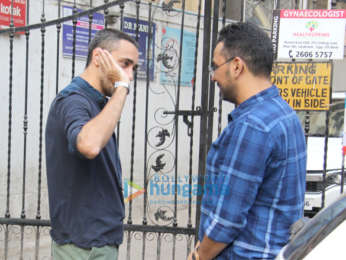 Imran Khan and Mukesh Chhabra spotted in Bandra