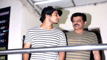 Ishaan Khatter spotted with Rajesh Khattar