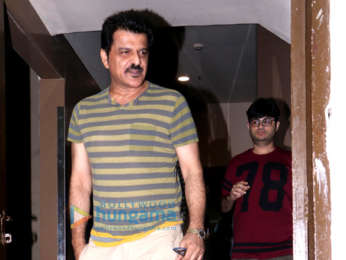 Ishaan Khatter spotted with Rajesh Khattar