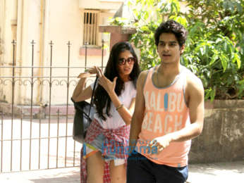 Nimrat Kaur, Ishaan Khatter and Malavika Mohanan at The Kitchen Garden