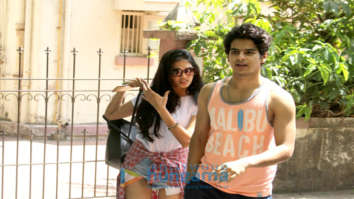 Nimrat Kaur, Ishaan Khatter and Malavika Mohanan at The Kitchen Garden