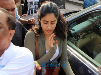 Janhvi Kapoor spotted at Bastian in Bandra