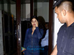 Janhvi Kapoor spotted at Bastian in Bandra