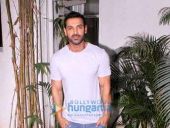 John Abraham and Diana Penty promote their film Parmanu - The Story of Pokhran in Bandra