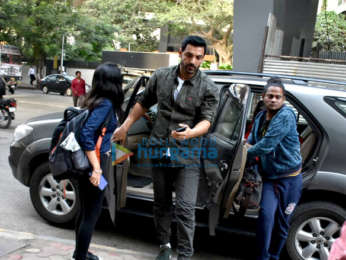 John Abraham and Diana Penty snapped at Lower Parel