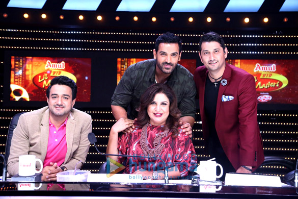 john abraham snapped on the sets of did lil masters 1