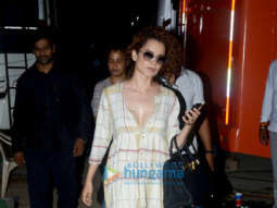 Kangana Ranaut and Rajkummar Rao spotted post shoot of ‘Mental Hai Kya’