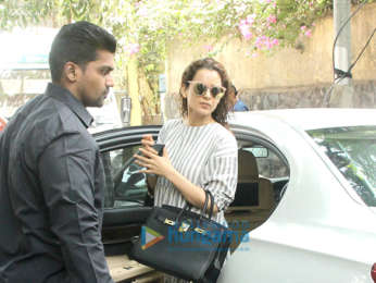 Kangana Ranaut snapped in Mumbai