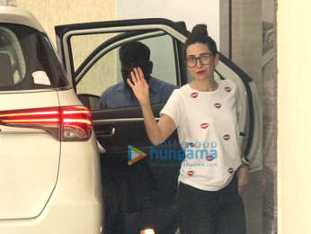 Kareena Kapoor Khan and Karisma Kapoor spotted at Babita Kapoor's home