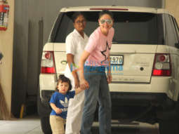 Kareena Kapoor Khan snapped with Taimur Ali Khan at her mother’s residence