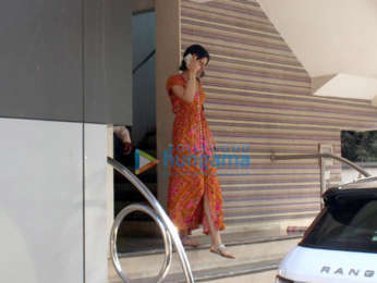 Khushi Kapoor spotted at a clinic in Juhu