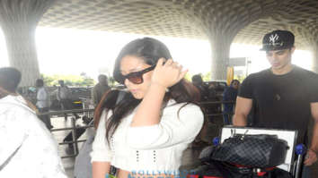 Krishna Shroff snapped at the airport