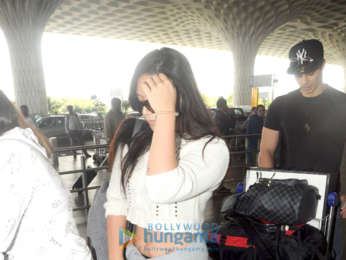 Krishna Shroff snapped at the airport