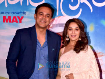 Madhuri Dixit and Karan Johar attend the trailer launch of the film Bucket List
