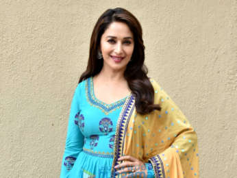 Madhuri Dixit snapped promoting her film Bucket List