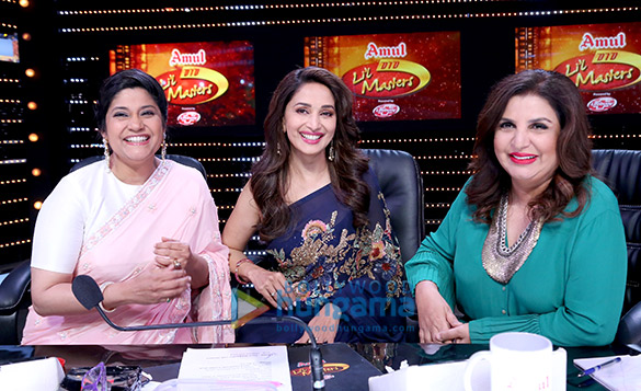 madhuri dixit snapped promoting her film bucket list on did little master 7