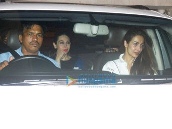 Malaika Arora, Karisma Kapoor, and Rhea Kapoor spotted at Kareena Kapoor Khan's house