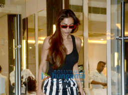 Malaika Arora spotted at Kerastase Paris salon in Bandra