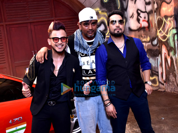 Mika Singh snapped at his music video shoot