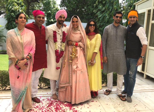 Neha Dhupia and Angad Bedi wedding: INSIDE details, pics and video from their secret wedding