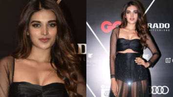 A stunning affair of mesh and sheer – Nidhhi Agerwal reveals it all at the GQ Best Dressed 2018 party!