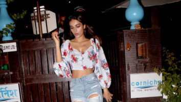 Nidhhi Agerwal snapped at Corniche in Bandra