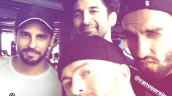 PHOTO ALERT: Ranveer Singh, Sidharth Malhotra, and Aditya Roy Kapur turn workout buddies