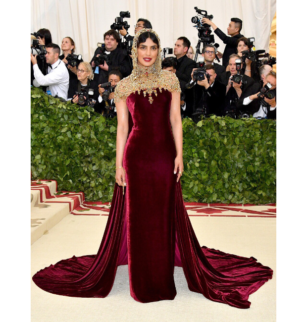 Priyanka Chopra at met Gala 2018 in Ralph Lauren